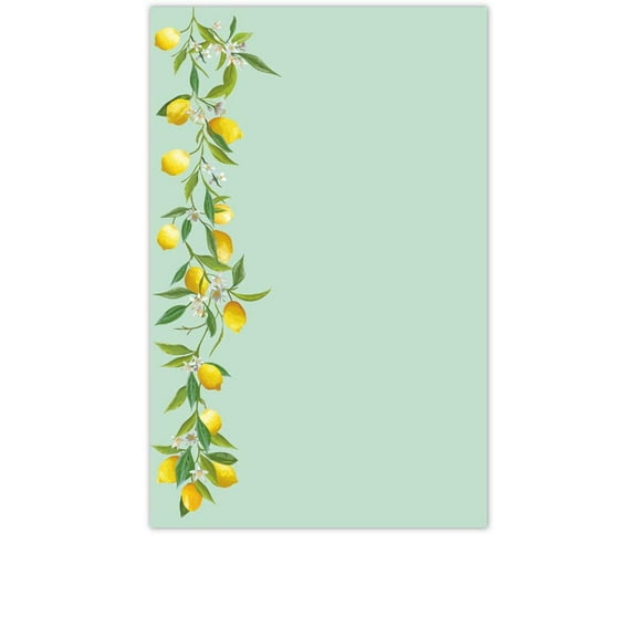 YaYstationery Notepads - Memo Pads - Scratch Pads - Writing Pads - Illustrated Notepads - 5.5 x 8.5 inches - Thick Premium Paper - Printed Notepad - Lemon