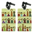 thumbnail image 1 of YaYtag Trendy ID Luggage Tags (Set of 2), Happy Children, 1 of 3