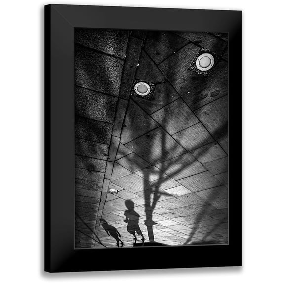 Yaasin Fajr, Candra 14x18 Black Modern Framed Museum Art Print Titled - Gone