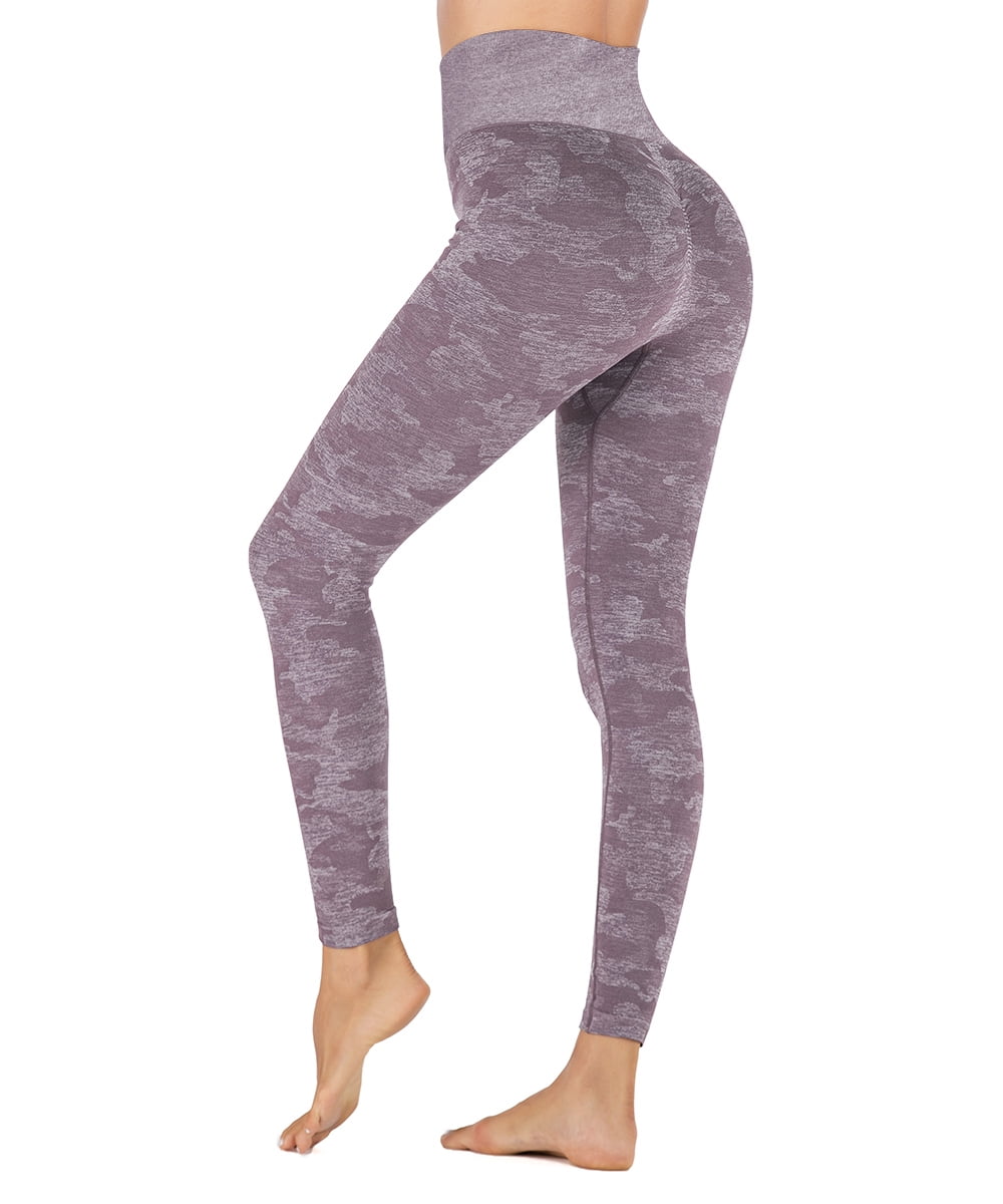 Yaavii Camo Seamless Yoga Pants for Women Fitness Leggings Gym Running ...