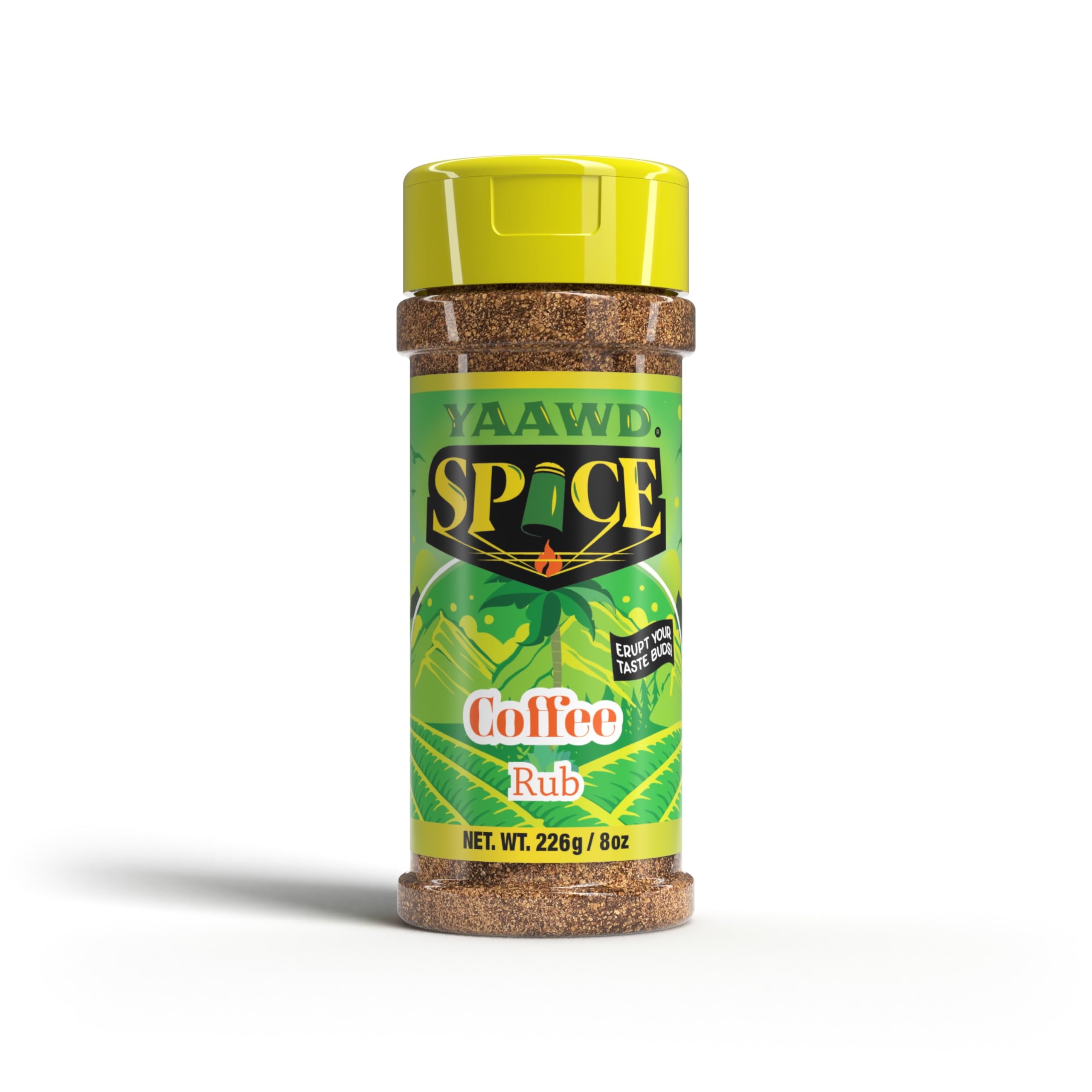 Yaawd Spice Coffee Rub AIF4 Seasoning, 8 oz, Robust Coffee Flavor For