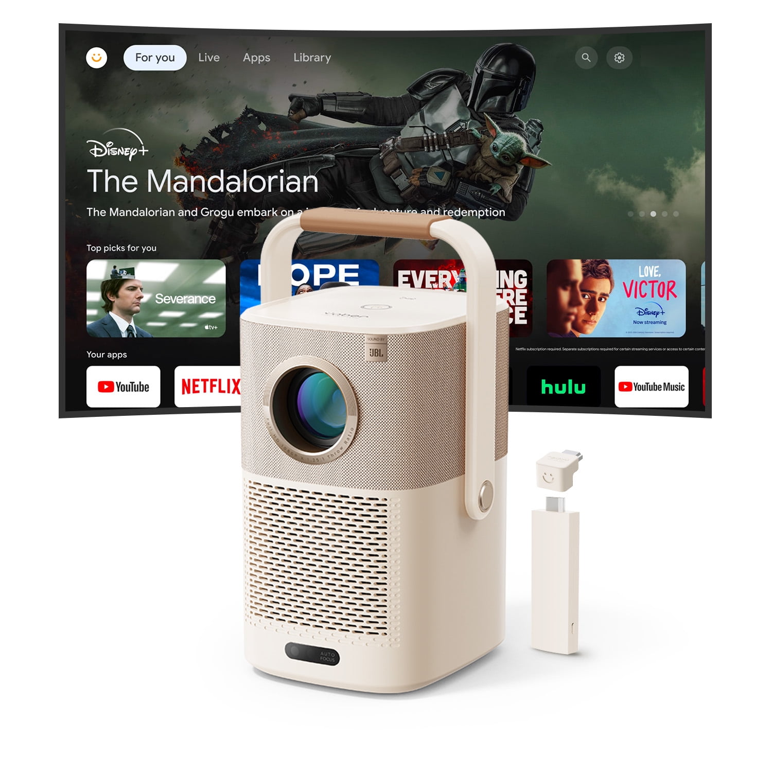 プロジェクター Yaber Projector T2 Yaber T2/T2Plus Outdoor Portable Projector – Yaber Official