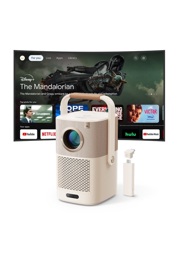 T2 Plus 1080p Home Theater Projector with Dongle