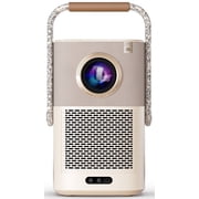 Yaber T2 Plus Portable Projector, 1080p Full HD, JBL Dolby Audio, Auto Focus and Auto Keystone, Co-brand Keith Haring,Cream
