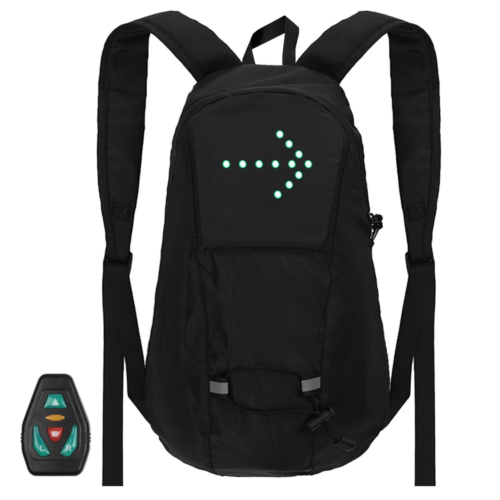 Yabuy LED Turn Signal Bike Pack 15L LED Backpack with Direction ...