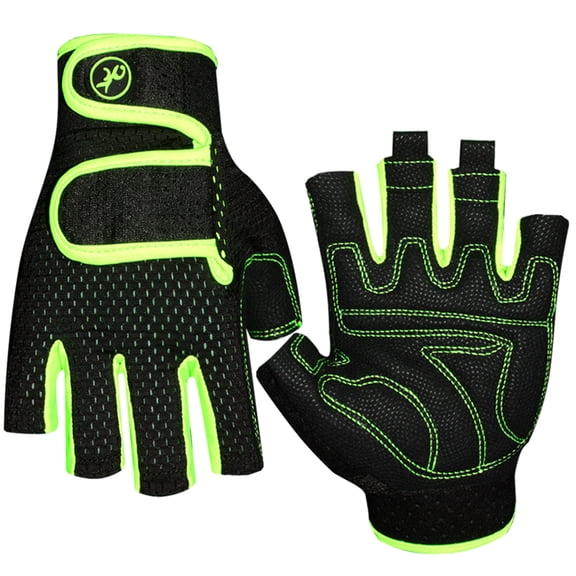 Yabuy Sailing Gloves 3/4 Short Finger Cycling Mountain Bike Gloves for Men and Women Fishing Kayaking Paddling Sailing Workout Gloves