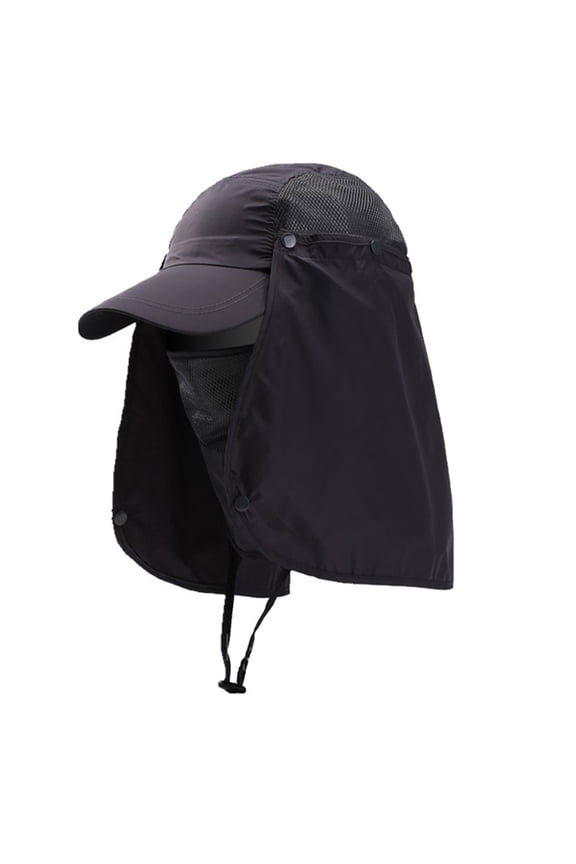Sport Hiking Visor Hat UV Guard Face Neck Cover Fishing Sun Protection