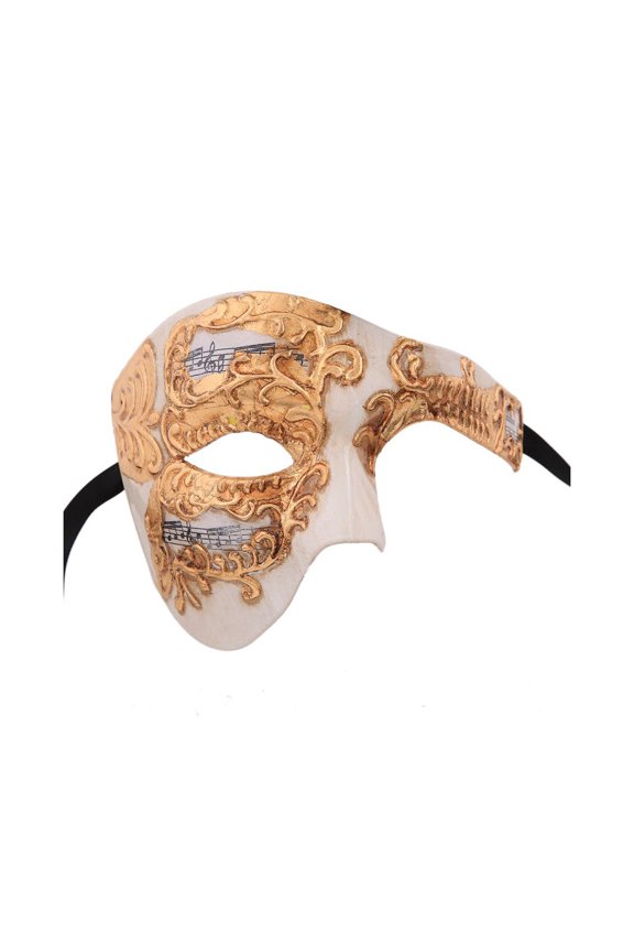 Phantom Gold Masquerade Masks Musical Phantom of the Opera Vintage Design Mask