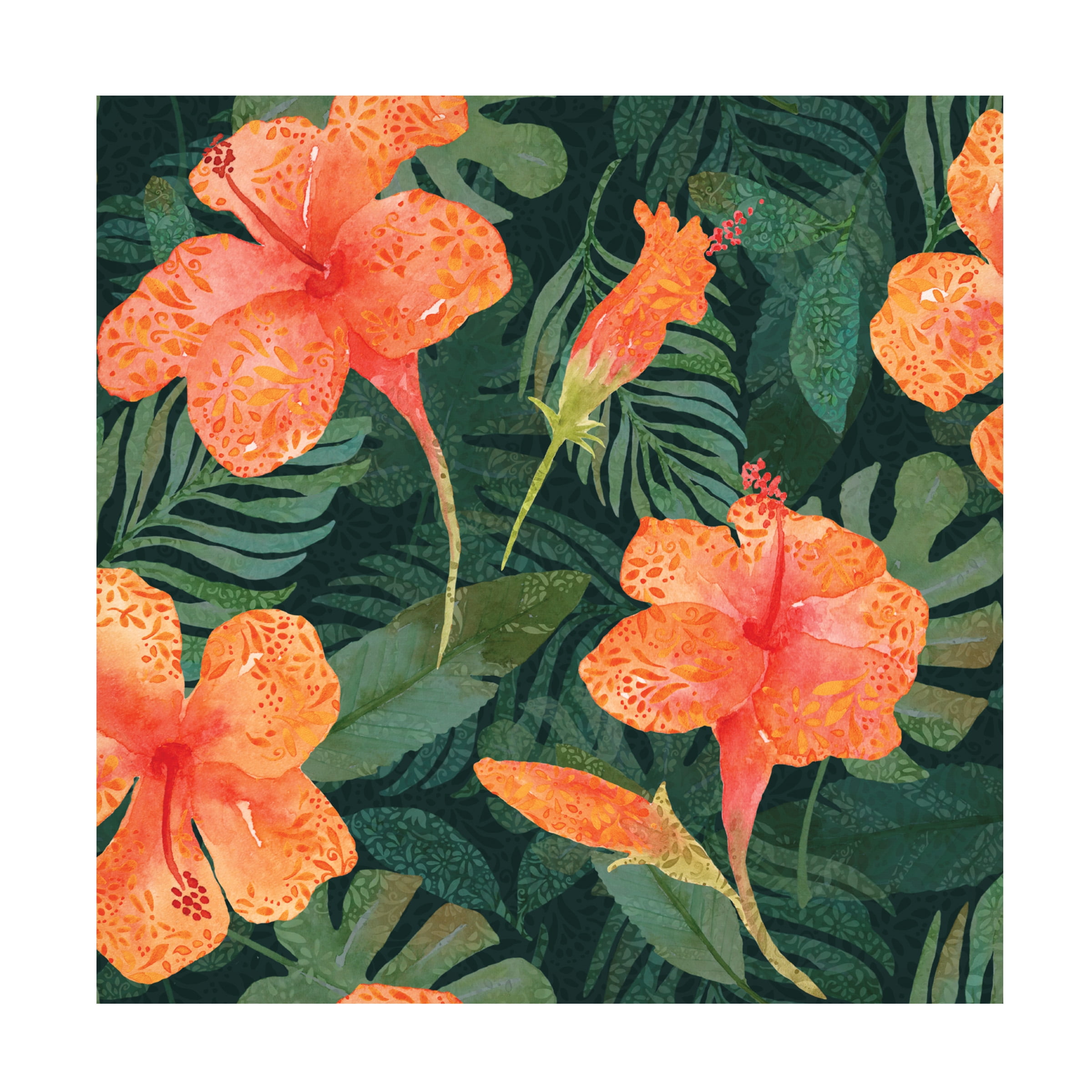 Yachal Design 'Tropical Blossoms 300' Canvas Art