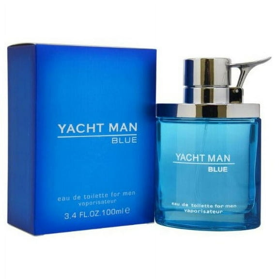 Yacht Man Blue Eau De Toilette 3.4 Oz Men's Cologne Myrurgia