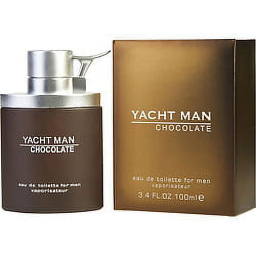 Yacht Man Chocolate by Myrurgia, 3.4 oz Eau De Toilette Spray for Men