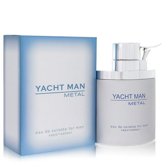 Yacht Man Metal by Myrurgia - Men - Eau De Toilette Spray 3.4 oz