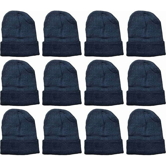 Yacht & Smith 12 Pack of Winter Beanie Hats Bulk for Men and Women, Wholesale Winter Hat Beanies