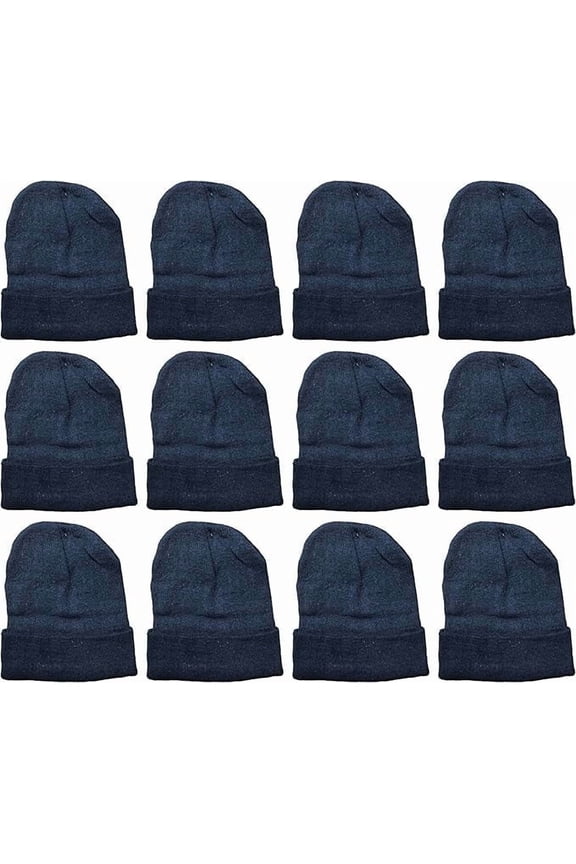 Yacht & Smith 12 Pack of Winter Beanie Hats Bulk for Men and Women, Wholesale Winter Hat Beanies