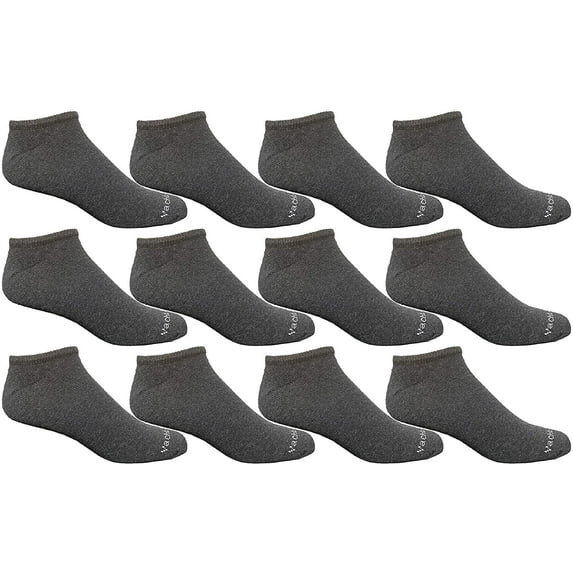 Yacht & Smith 12 Pair Kid's Low Cut Ankle Socks Thin Comfortable Lightweight Breathable Wholesale Bulk Sport Socks