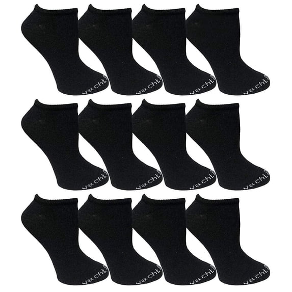Yacht & Smith 12 Pair Women's Low Cut Ankle Socks Thin Comfortable Lightweight Breathable Wholesale Bulk Sport Socks 9-11