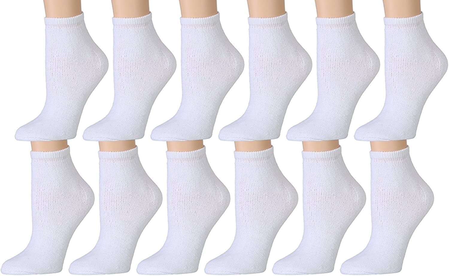 Yacht & Smith 12 Pairs Kids Low Cut Socks Cotton No Show Ankle Socks Girls and Boys