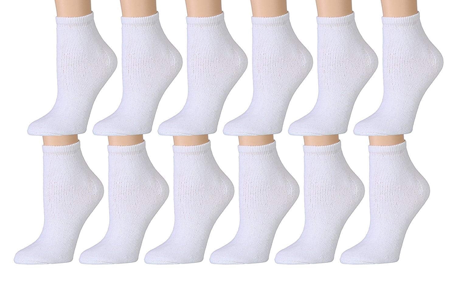 Yacht & Smith 12 Pairs Kids Low Cut Socks Cotton No Show Ankle Socks Girls and Boys