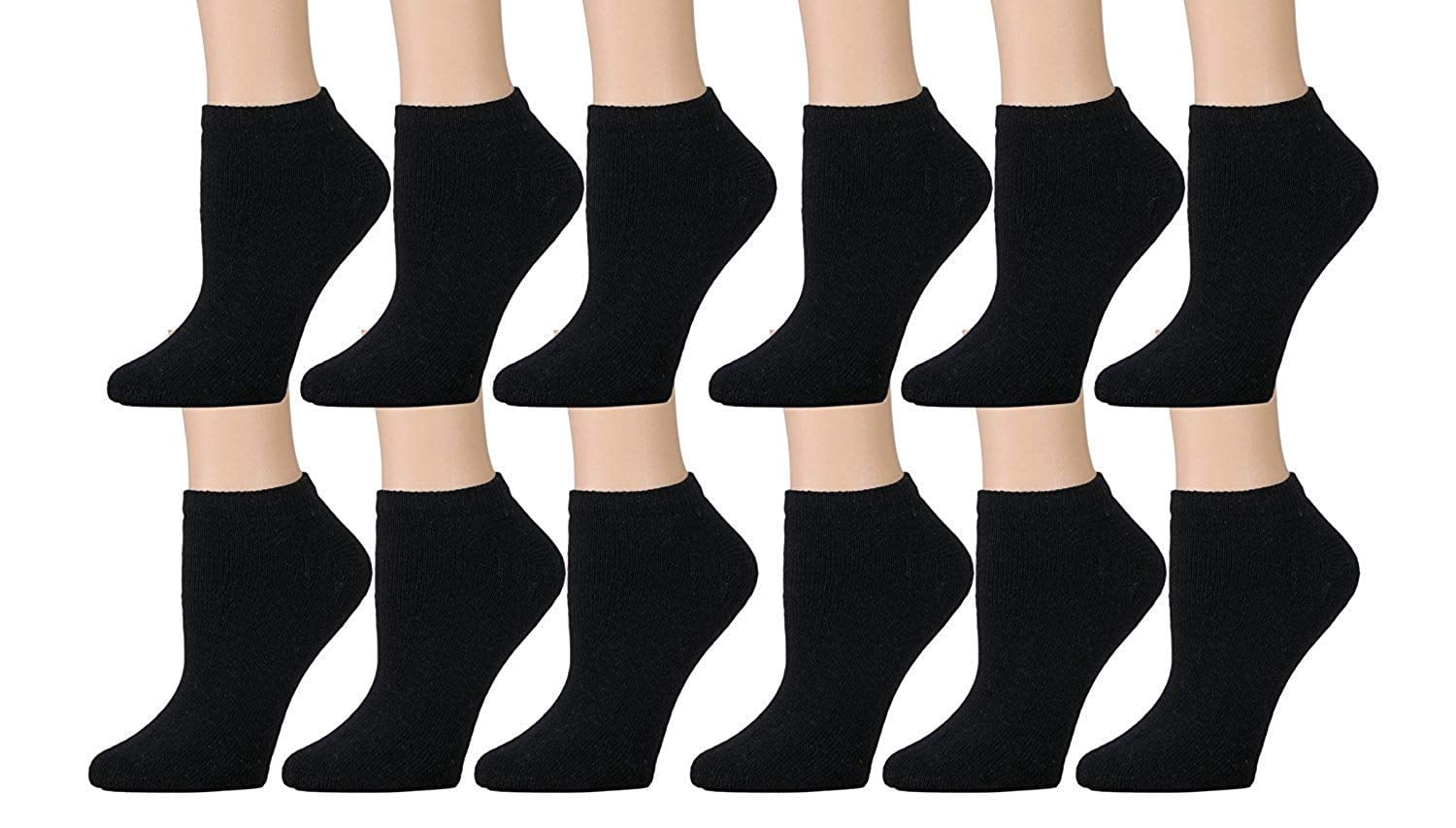 Yacht & Smith 12 Pairs Kids Low Cut Socks Cotton No Show Ankle Socks Girls and Boys