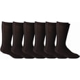 thumbnail image 1 of Yacht & Smith 12 Pairs Men's King Size Socks for Big & Tall Men, Cotton Crew Socks, 1 of 3