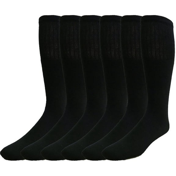 Yacht & Smith 12 Pairs of Men's Extra Long Tube Athletic Socks, by SOCKS'NBULK