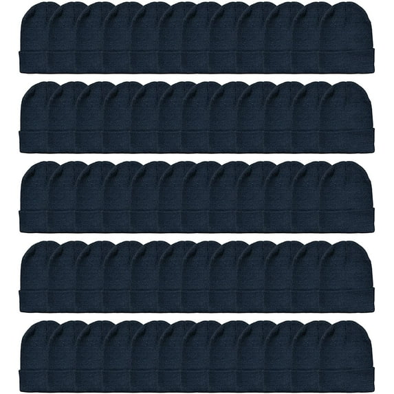 Yacht & Smith 144 Pack Bulk Stretch Thermal Beanie Skull Caps, Unisex Winter Hats