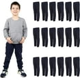 thumbnail image 1 of Yacht & Smith 18 Pack of Boys Jogger Bulk Sweatpants, Navy, Comfy Lounge Joggers for Kids (Navy, X-Large), 1 of 3