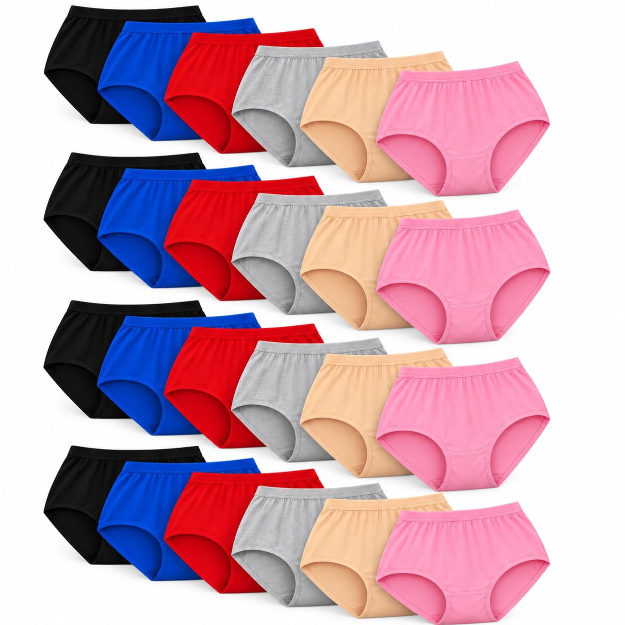 Storage Unit Homeless Yacht & Smith 24 Pack of Womens Underwear Panties in Bulk, Wholesale ...