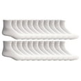 thumbnail image 1 of Yacht & Smith 24 Pair Mens & Womens Ankle Sports Socks by SOCKS'NBULK White, 1 of 3