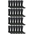 thumbnail image 1 of Yacht & Smith 24 Pairs Men's Fashion Designer Pattern Dress Socks, Cotton Blend, Textured Design Premium Knit, Size 10-13, 1 of 2