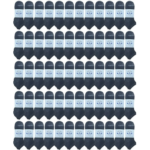 Yacht & Smith 240 Pair Low Cut Socks Thin Comfortable Lightweight Breathable Wholesale Bulk Sport Socks (GRAY, Kid's)