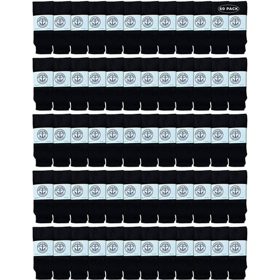 Yacht & Smith 26 Inch Wholesale Women's Tube Socks, Women's Cotton Referee Sport Socks Size 9-11