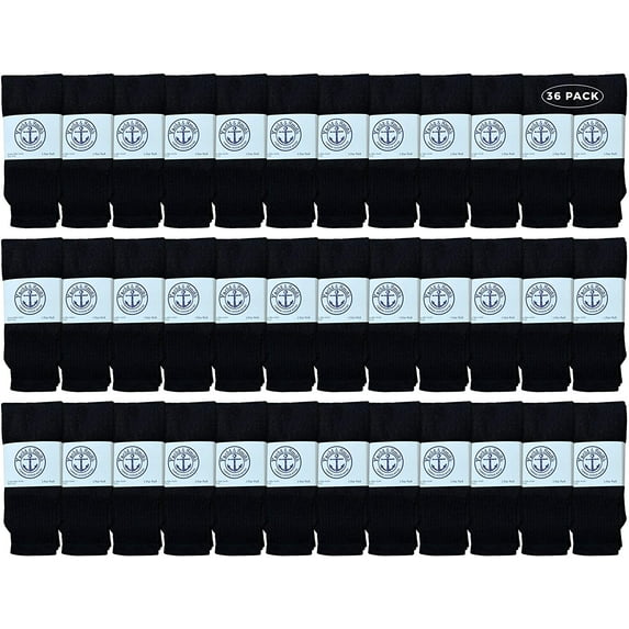 Yacht & Smith 26 Inch Wholesale Women's Tube Socks, Women's Cotton Referee Sport Socks Size 9-11