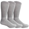 thumbnail image 1 of Yacht & Smith 3 Pairs Womens Loose Fit Non-Binding Soft Cotton Diabetic Crew Socks, Bulk Value Pack, 1 of 2