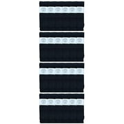 Yacht & Smith 32 Inch Wholesale Men's Long Tube Socks, Cotton Big And Tall Tube Socks Size 13-16 (Black, 24)
