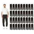 thumbnail image 1 of Yacht & Smith 36 Pack Wholesale Bulk Mens Comfy Jogger Sweatpants, No Pockets, No Drawstring, Homeless Shelter Donation, Assorted Colors, X-Large, 1 of 7