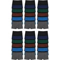 thumbnail image 1 of Yacht & Smith 36 Pack of Men's Boxer Briefs Underwear Bulk, 100% Cotton, Soft, Comfortable, Assorted Colorful Brief Underwear, 1 of 8