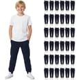 thumbnail image 1 of Yacht & Smith 36 Pack of Wholesale Childrens Unisex Jogger Bulk Sweatpants, Black Navy Gray, Comfy Lounge Joggers for Kids, 1 of 5