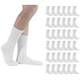 thumbnail image 1 of Yacht & Smith 36 Pairs of Crew Socks in Bulk, Mens Womens Wholesale Athletic Cotton Sock, Donations, 1 of 7
