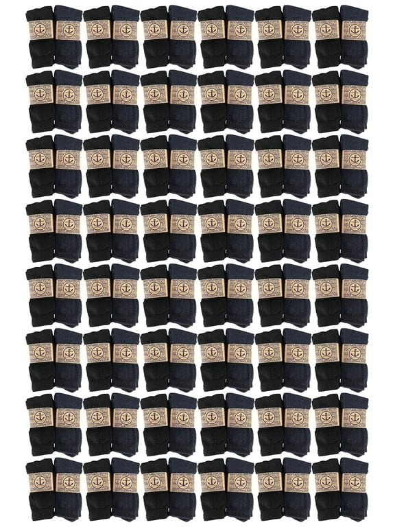 48 Pairs of Mens and Womens Thermal Winter Socks, Warm Cold Resistant Bulk Pack