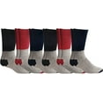 thumbnail image 1 of Yacht & Smith 6 Pairs Cotton Thermal Crew Socks, Men Warm Thick Boot Sock, Bulk, 1 of 8