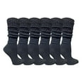 thumbnail image 1 of Yacht & Smith 6 Pairs EXTRA THICK Slouch Socks for Women, Extra Heavy Slouchy Ladies Cotton Crew Boot Socks, 1 of 8