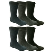 Yacht & Smith 6 Pairs Of Mens Cotton Weather Collection Thermal Socks