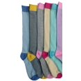 thumbnail image 1 of Yacht&Smith 6 Pairs Womens Knee High Socks, Premium Colored Patterns (Pack C), 1 of 2
