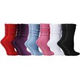 thumbnail image 1 of Yacht & Smith 6 Pairs Womens Scrunched Slouch Socks, Cotton Boot Socks Bulk Pack, 1 of 8