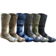 thumbnail image 1 of Yacht & Smith 6 Pairs of Mens Tie Dye Cotton Colorful Soft Crew Socks, Desert Camo Colors Boot Sock Packs, Bulk, 1 of 7