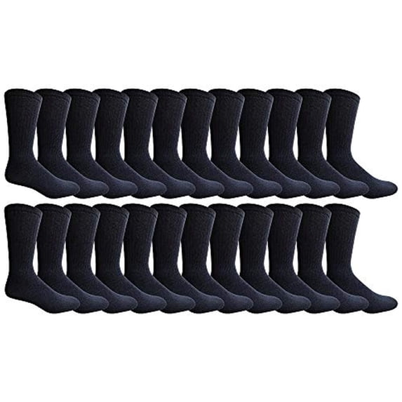 Yacht & Smith Big And Tall Mens Sport Crew Socks Wholesale Bulk (King Size) Socks, by SOCKS'NBULK
