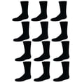 thumbnail image 1 of Yacht & Smith Children & Kids Wholesale Bulk Sports Crew, Athletic Case Pack Socks, by SOCKS'NBULK (120 Pairs Navy, Kids 6-8 (Shoe size 4-7.5)), 1 of 8