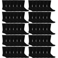 thumbnail image 1 of Yacht & Smith Children & Kids Wholesale Bulk Sports Crew, Athletic Case Pack Socks, by SOCKS'NBULK (60 Pairs Black, Kids 6-8 (Shoe size 4-7.5)), 1 of 7