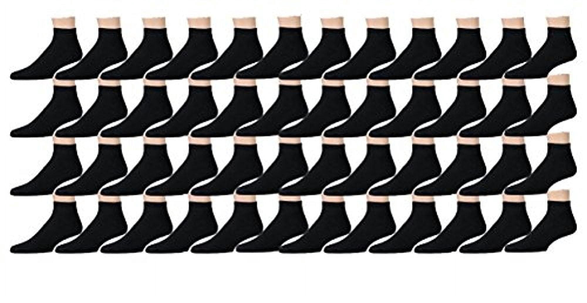 Yacht & Smith Kids 12 Pack Ankle Wholesale Bulk Pack Athletic Sports Socks, by SOCKS'NBULK
